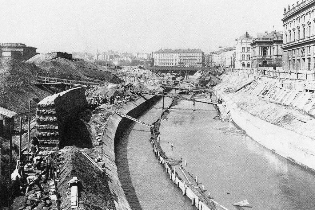 Moderne Wiener U-Bahn-Station