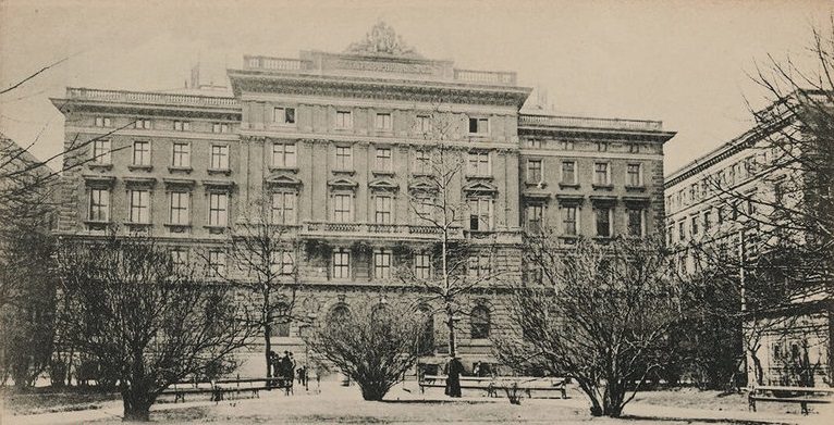 Historische Darstellung einer Telefonzentrale