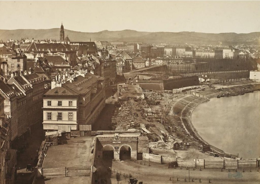 Historische Aufnahme der Wiener Stadtbahn